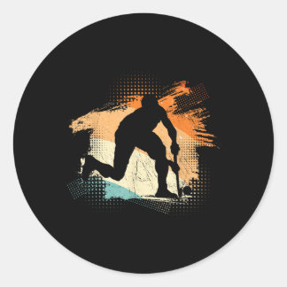 Adesivo Redondo Field Hockey Accessories Retro Field Hockey Lover 