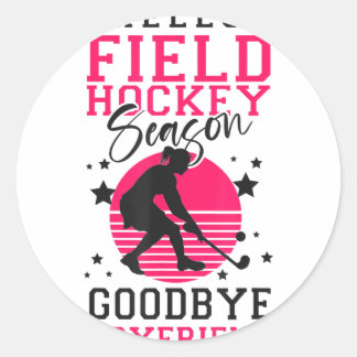 Adesivo Redondo Field Hockey Hello Field Hockey Season Good_1 