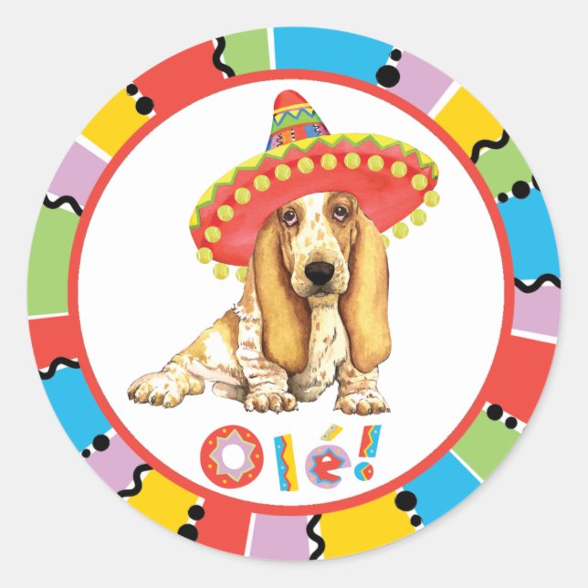 Adesivo Redondo Fiesta Basset (Frente)