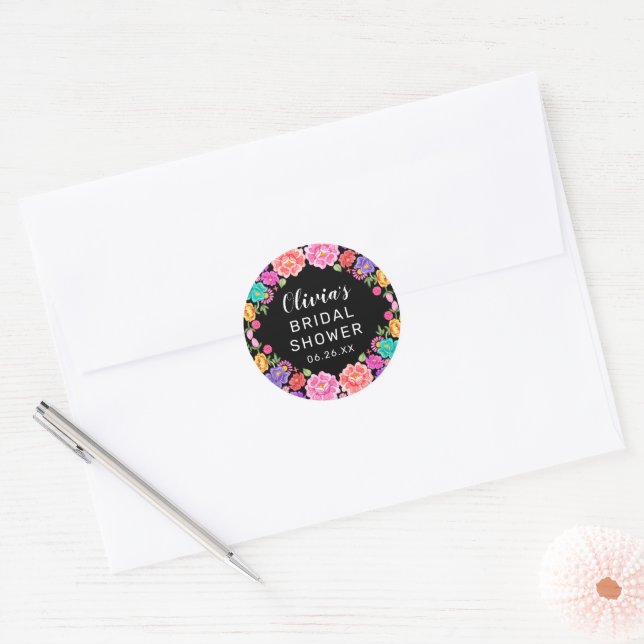 Adesivo Redondo Fiesta Envelope Favor Stickers (Envelope)