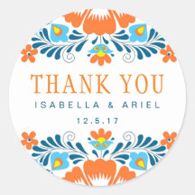 Fiesta Obrigado Sticker