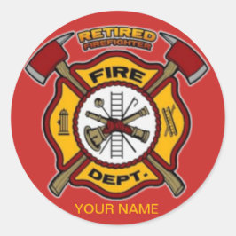 ADESIVO REDONDO FIGURA DE FIREFIGURA RETIRADA