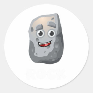 Adesivo Redondo Figurino de Halloween do Grupo de Tesouras de Pape