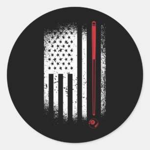 Adesivo Redondo Fileira de Narrador de Piscina Gráfico Retroativo 