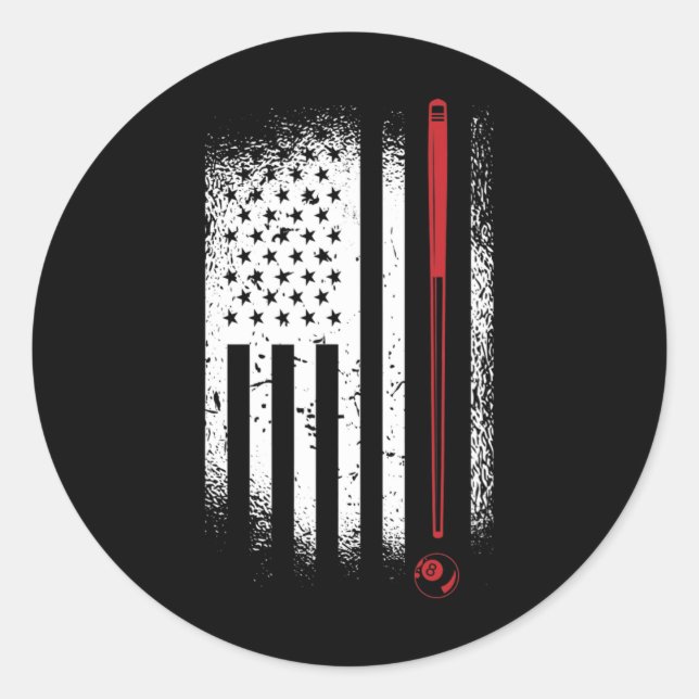 Adesivo Redondo Fileira de Narrador de Piscina Gráfico Retroativo  (Frente)