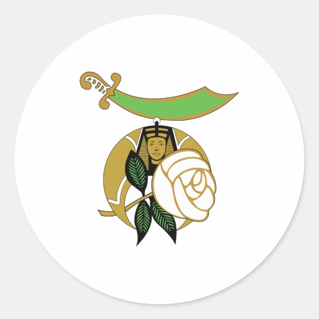 Adesivo Redondo Filhas Do Nilo (Frente)