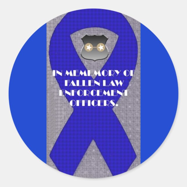 Adesivo Redondo FILHO polícia (Frente)