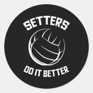 Adesivo Redondo Filhos De Voleibol Fazem Melhor
