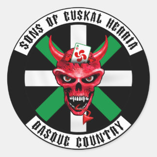 Adesivo Redondo Filhos do Euskal Herria Sticker