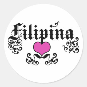 Adesivo Redondo Filipina