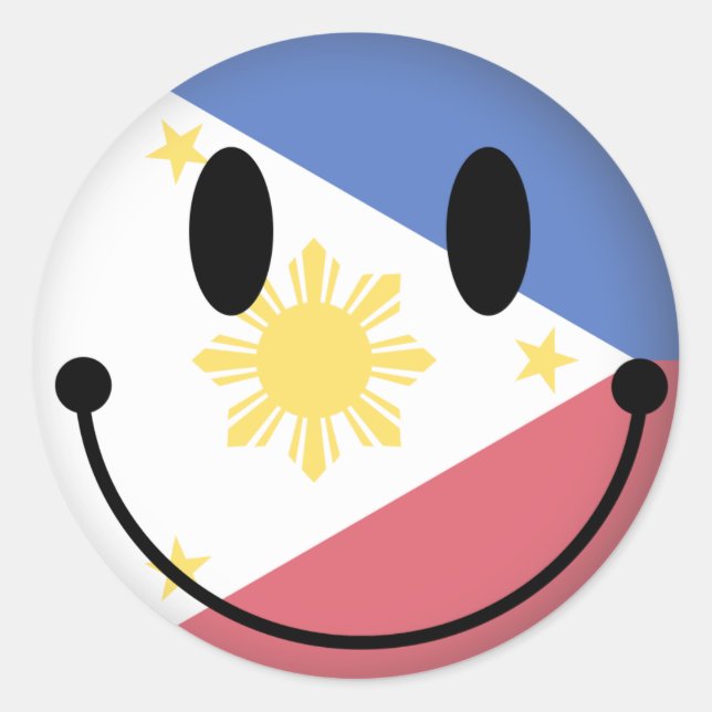 Adesivo Redondo Filipinas (Frente)