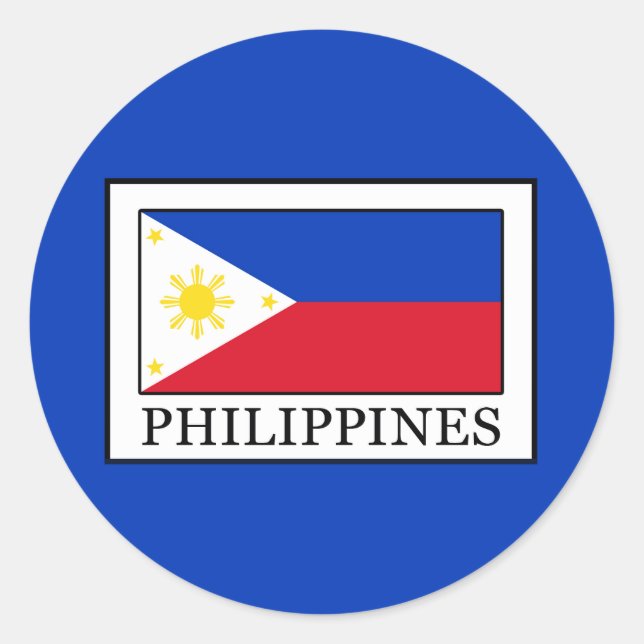 Adesivo Redondo Filipinas (Frente)