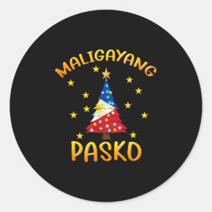 Adesivo Redondo Filipinas Pilipinas Filipino Natal Parol Xma