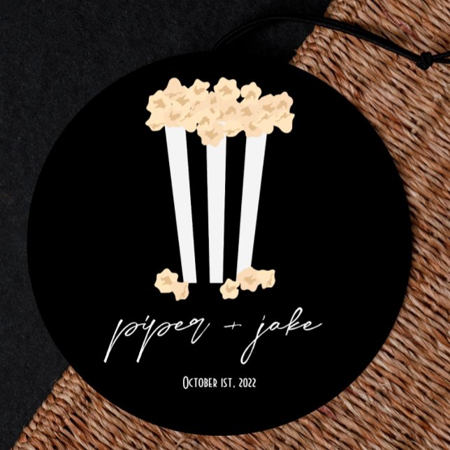 Adesivo Redondo Filme Noir - Preto - Casal Vinheta Favorável Multi (Criador carregado)