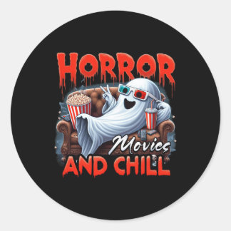 Adesivo Redondo Filmes De Horror E Filhos De Fantasmas E Fantasmas