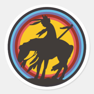 Adesivo Redondo Fim da trilha