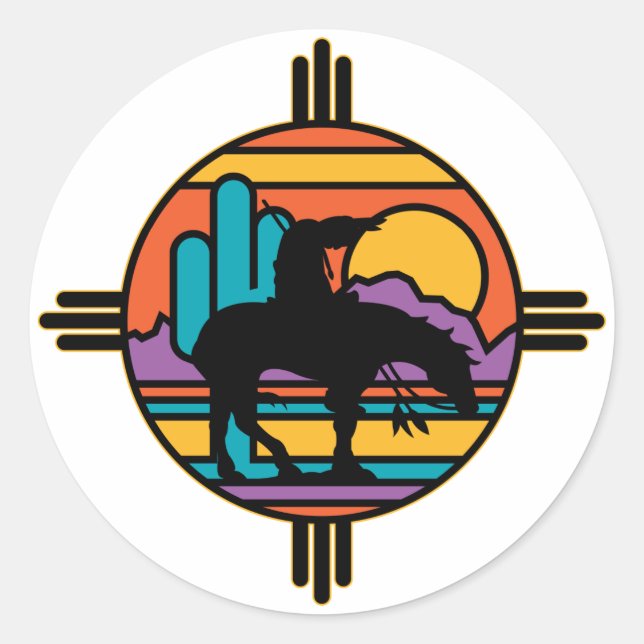 Adesivo Redondo Fim da trilha (Frente)