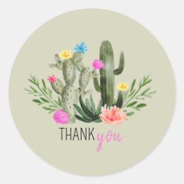 Adesivo Redondo Final Fiesta Thank you Stickers