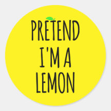 Fingir que sou Lemon - Figurino Engraçado