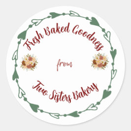 Adesivo Redondo Finishing Touch Classic Round Sticker