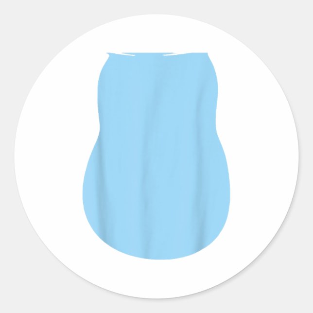 Adesivo Redondo Finja o cão Alienígena Figurino Halloween Cachorro (Frente)