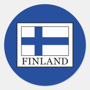 Adesivo Redondo Finlandia