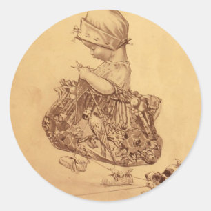 Adesivo Redondo Fio de Utopia