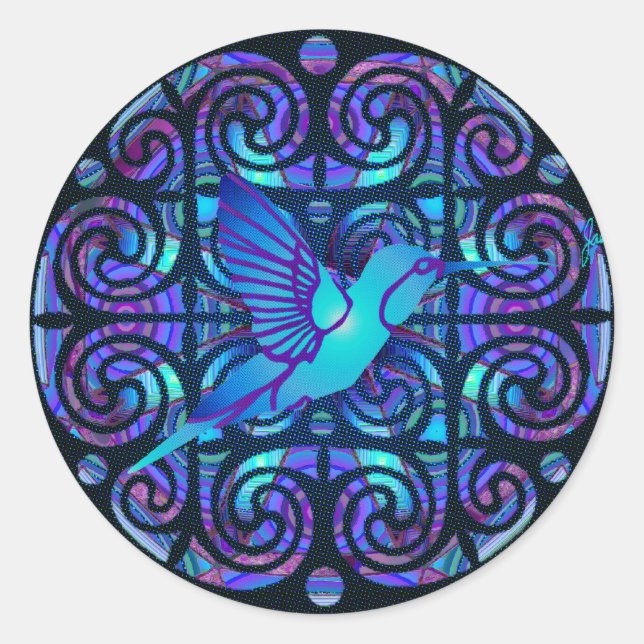 Adesivo Redondo Fiona Sticker (Frente)