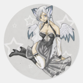 Adesivo Redondo Fiore Stickers