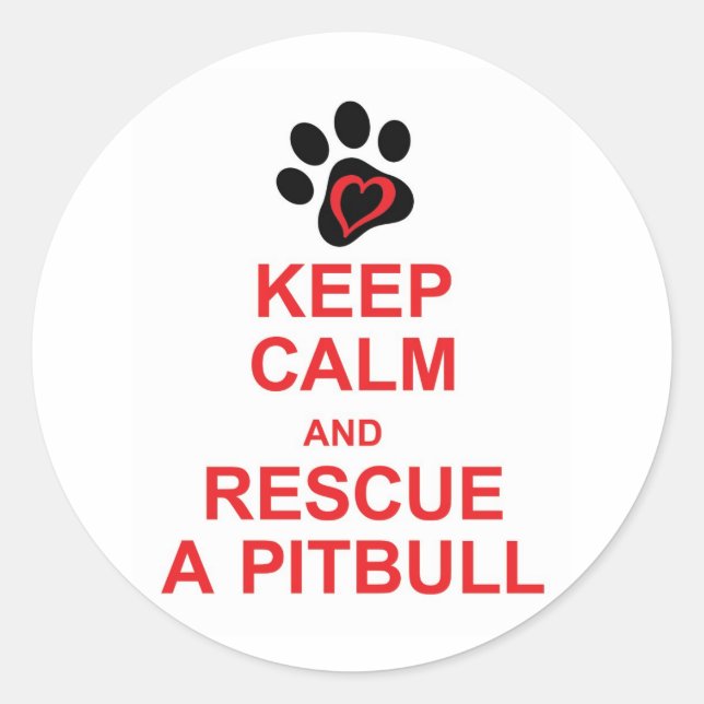 Adesivo Redondo Fique calmo... e amor (Frente)