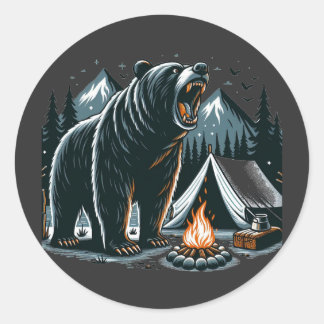 Adesivo Redondo Fique fora da minha casa