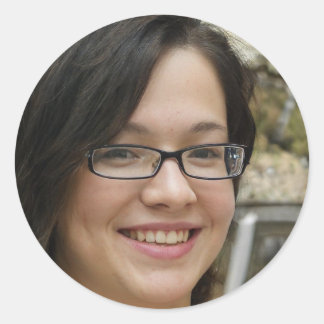 Adesivo Redondo Fique Forte, Mantenha-Se Positivo