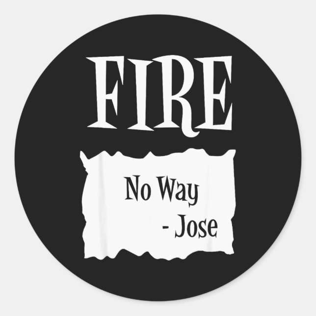 Adesivo Redondo Fire - Hot Packet Halloween Taco Costume  (Frente)