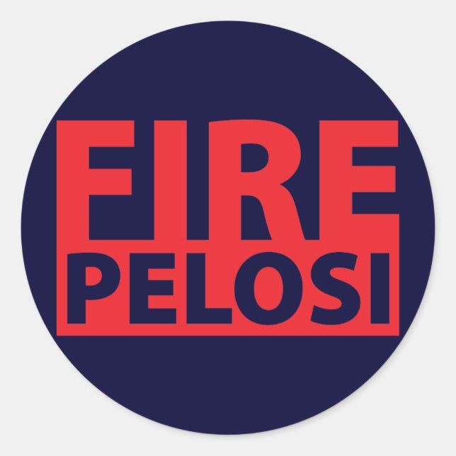 Adesivo Redondo Fire Pelosi (Frente)