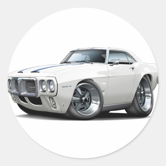 Adesivo Redondo Firebird Trans Am 1969 (Frente)