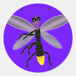 Adesivo Redondo Firefly Dançante