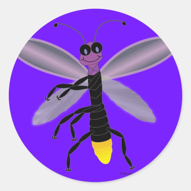 Adesivo Redondo Firefly Dançante (Frente)