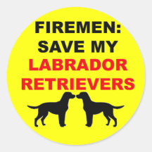 Fireman Salve Meus Retrivers do Labrador