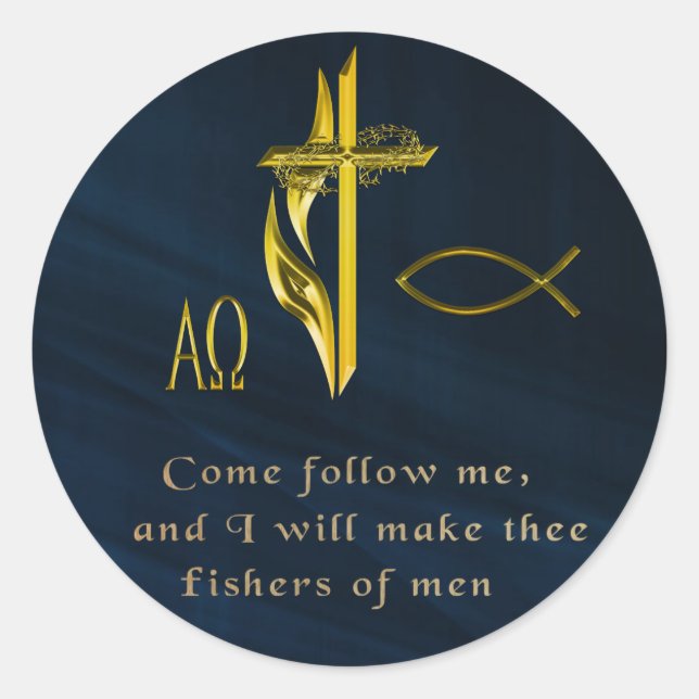 Adesivo Redondo Fishers of Men (Frente)