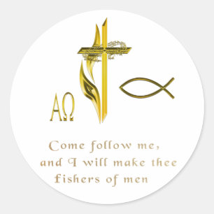 Adesivo Redondo Fishers of Men