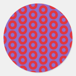 Adesivo Redondo Fishman Rosquinha Sticker