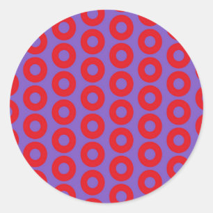 Adesivo Redondo Fishman Rosquinha Sticker