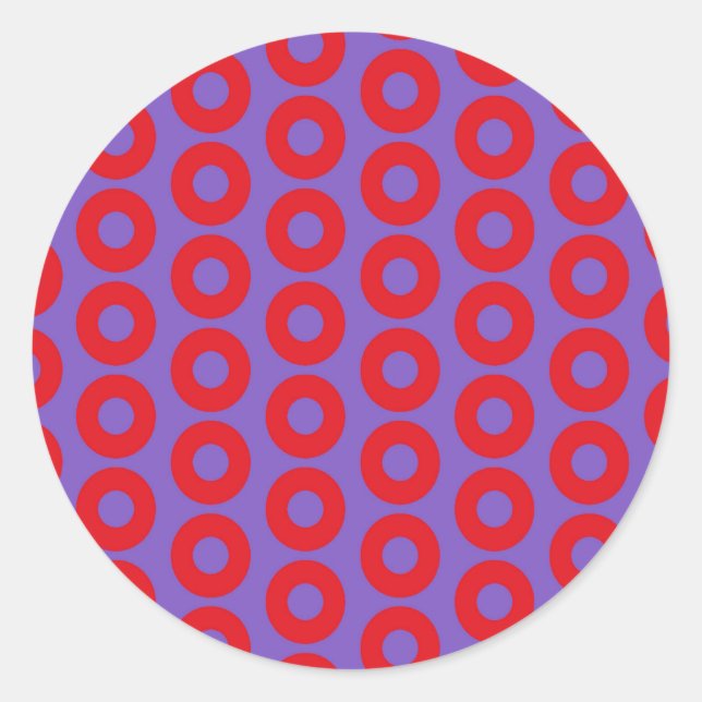 Adesivo Redondo Fishman Rosquinha Sticker (Frente)