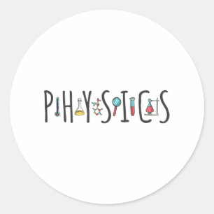 Adesivo Redondo Física