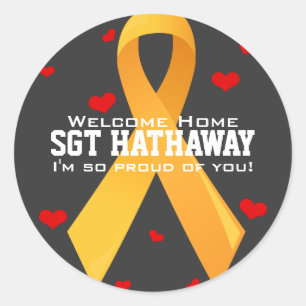 Adesivo Redondo Fita Amarela: Escura