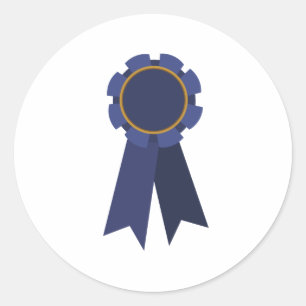 Adesivo Redondo Fita azul