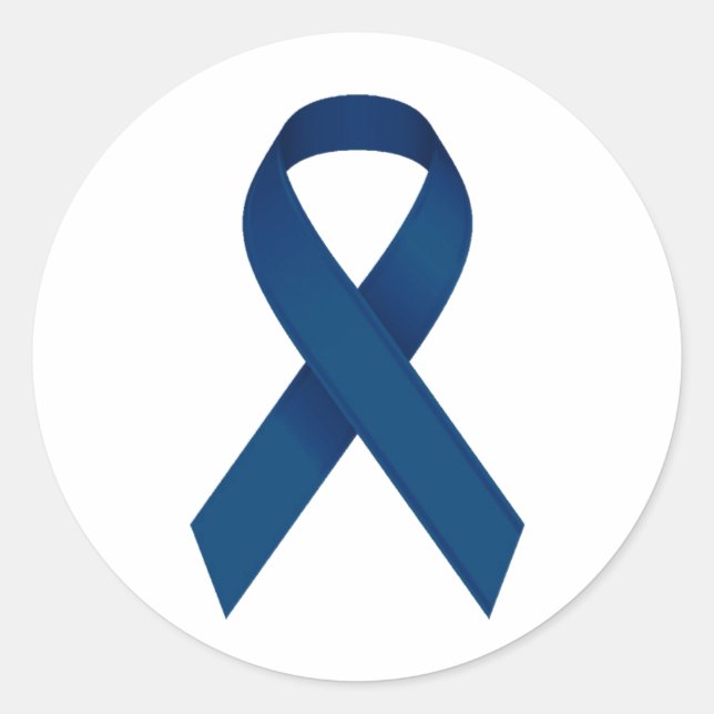 Adesivo Redondo Fita azul (Frente)