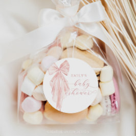 Adesivo Redondo Fita de Cores d'Água Mínimas do Chá de fraldas Ros