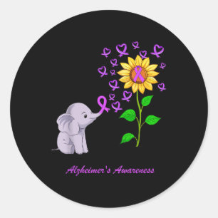 Adesivo Redondo Fita de Elefante Roxo Extreme Heimers Conscientist