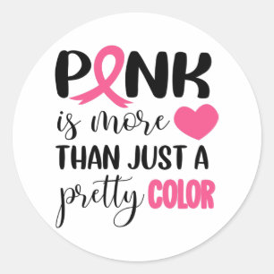 Adesivo Redondo Fita de sensibilização para o Cancer